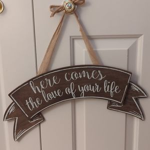 Wedding sign